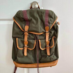 Olive Green L.L. Bean Canvas Backpack